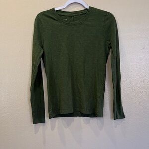 J. Crew Girlfriend Tee Sz S Forest Green